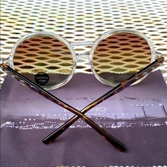KOMONO Coco Clear / Tortoise Sunglasses New - Picture 5 of 16